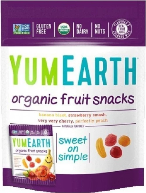 YumEarth Βιολογικά Σνακ Φρούτων 50gr