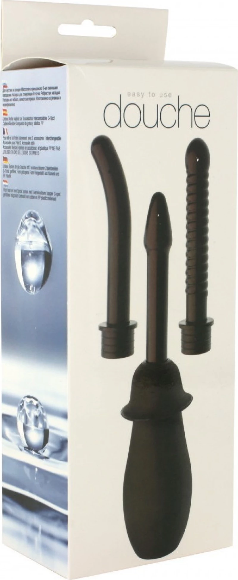 Seven Creations Anal Douche Kit Black