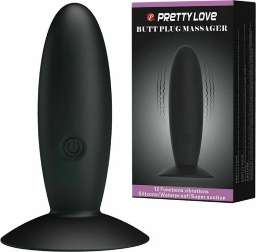Pretty Love Buttplug Massager Black