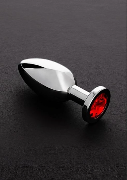 Triune - Jeweled Butt Plug Red Large
