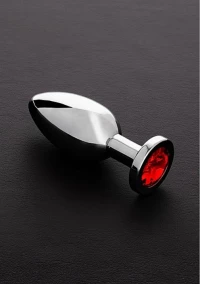 Triune - Jeweled Butt Plug Red Large