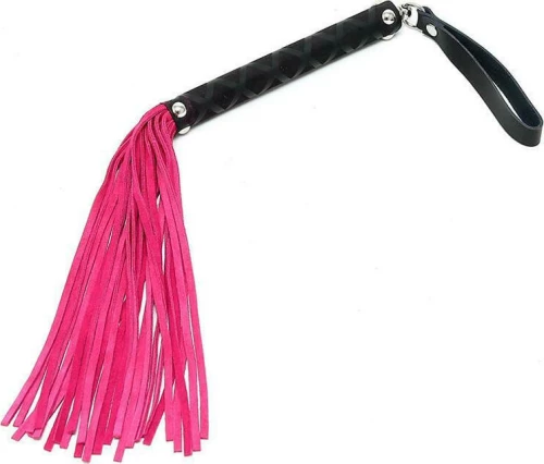 Rimba Bondage Play Flogger Pink 35cm