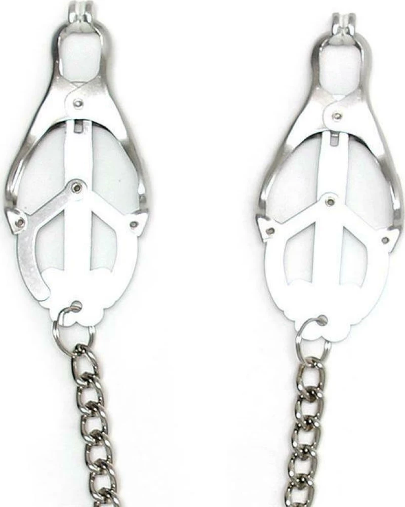 Rimba Metal Nipple Clamps With Chain