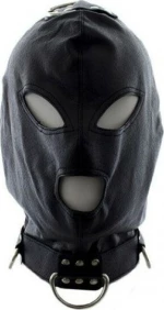 Toyz4lovers Bondage Hook Mask & Collar Black