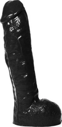 All Black Dildo 29cm Black AB34