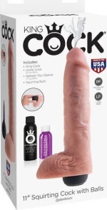 Pipedream King Cock Squirting Cock With Balls 28cm Flesh