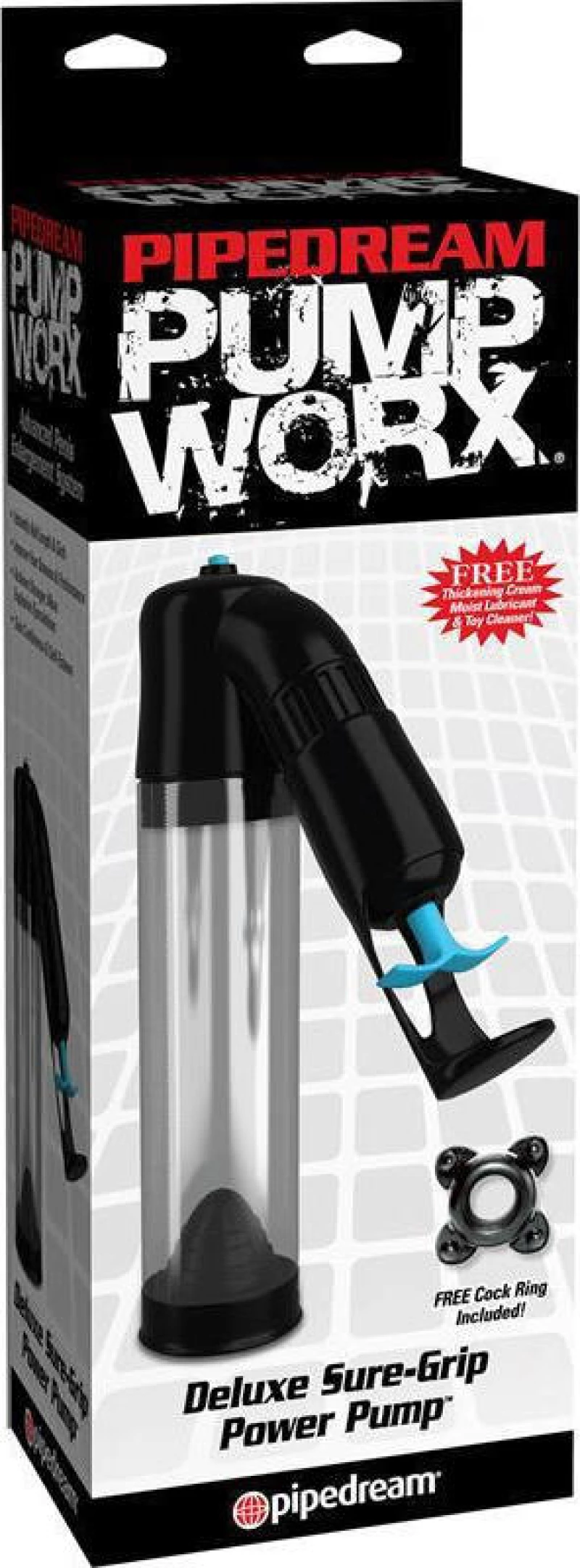 Pipedream Deluxe Sure Grip Power Black