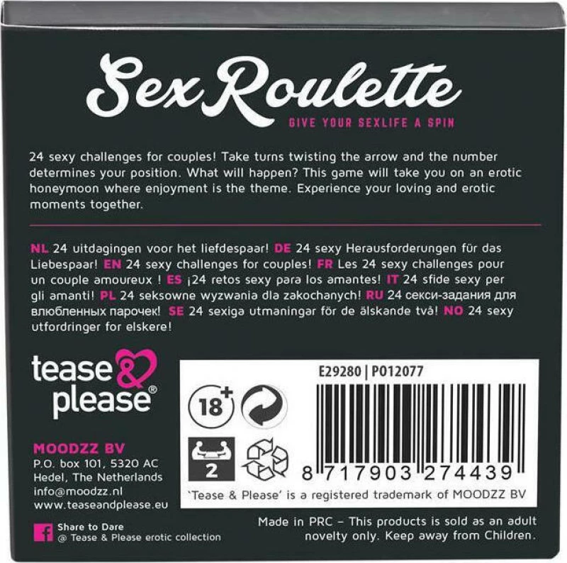 Tease & Please Sex Roulette Love & Marriage