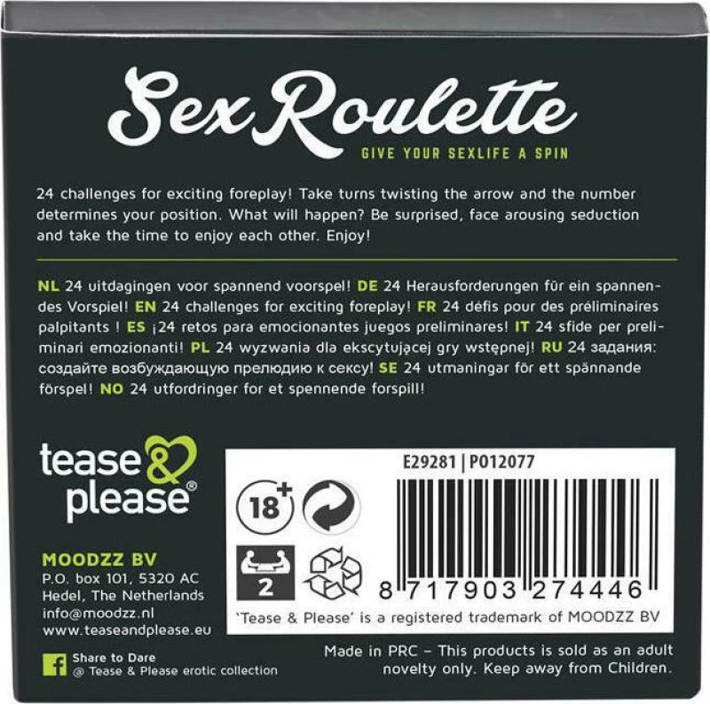 Tease & Please Sex Roulette Foreplay