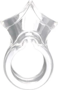 Chisa Novelties Crown Ring Clear