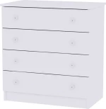 Βρεφική Συρταριέρα White 81x50x86cm
