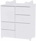 Βρεφική Συρταριέρα Cupboard White 83x71x96cm