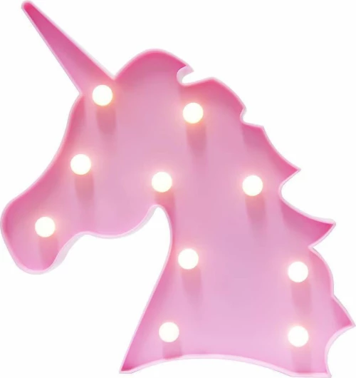 LED Φωτιστικό Μονόκερος Pink