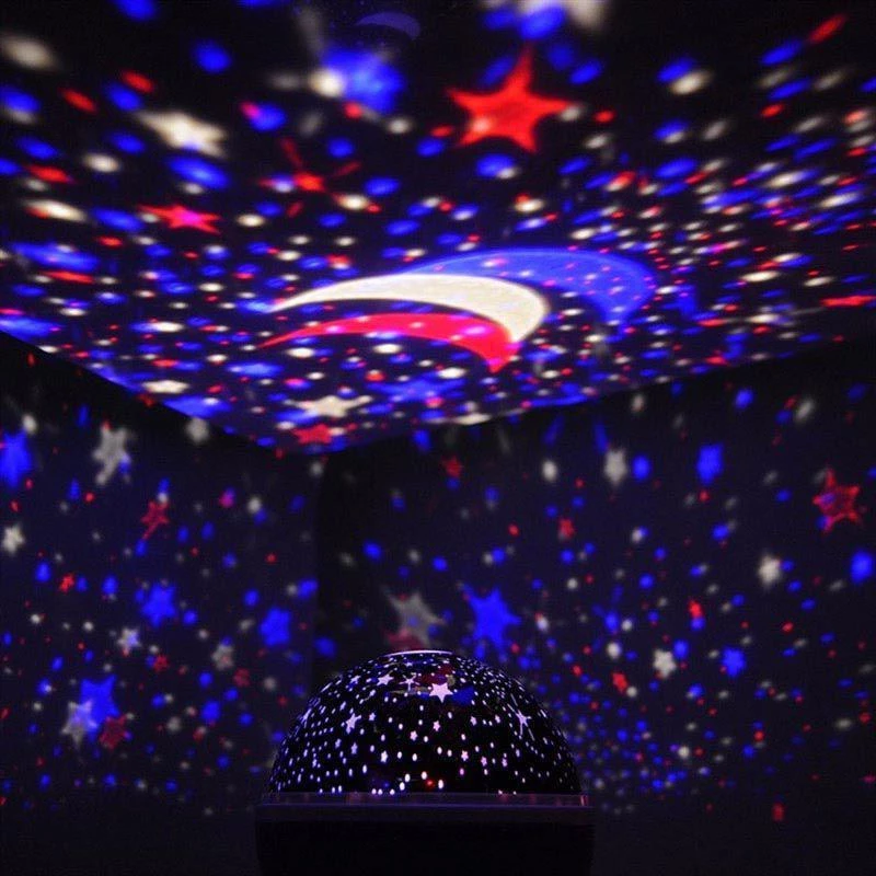 Περιστρεφόμενο Φωτιστικό Projector L6YK Μωβ