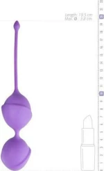 Easytoys Geisha Collection Double Vagina Balls Purple
