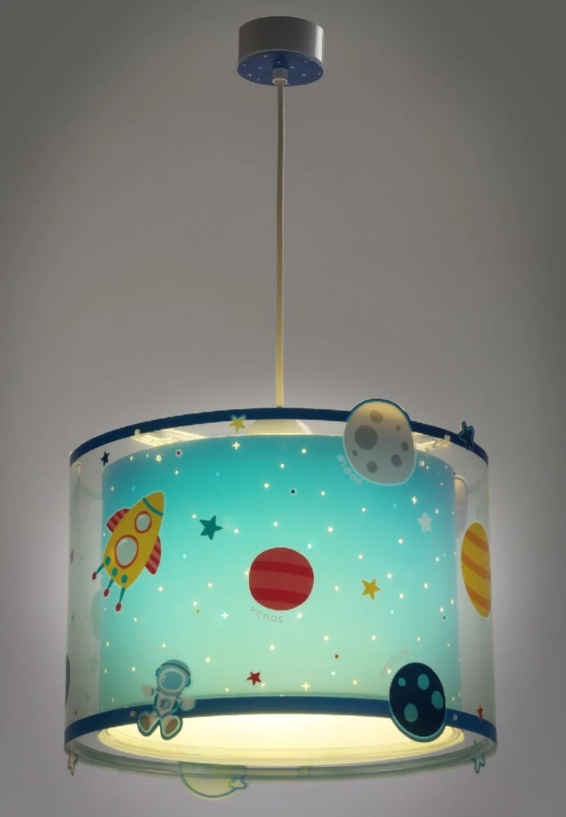 light Planets glow in the dark 33 cm blue