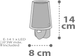 Ango Led Stars 81215L Lilac