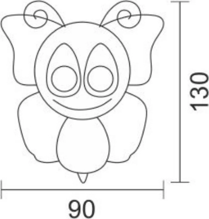 Spot Light LED Πεταλούδα 6255