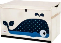 3 Sprouts Toy Chest Whale