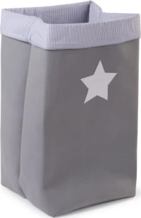 Childhome Canvas Box Grey Stripes