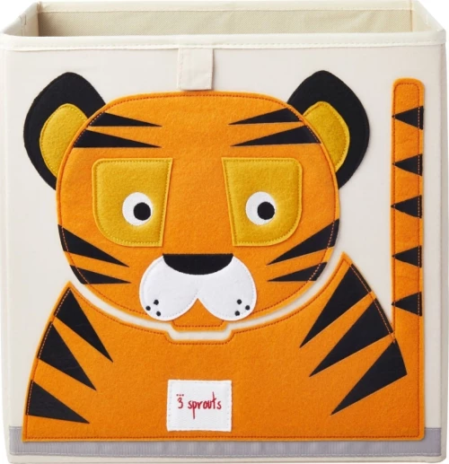 3 Sprouts Storage Box Tiger