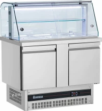 Ψυγείο Σαλατών 108X70X130Cm Με Βιτρίνα Inomak Bvv7300