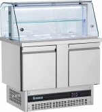 Ψυγείο Σαλατών 108X70X130Cm Με Βιτρίνα Inomak Bvv7300