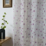 Beauty Home Κουρτίνα Αστέρια 280x280cm 6122