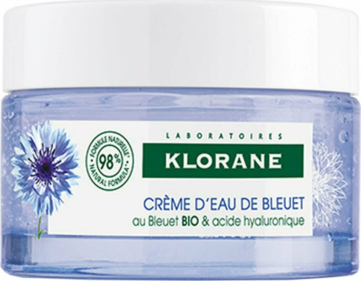 Klorane Cornflower Water Cream With Organic Cornflower & Hyaluronic Acid 50ml