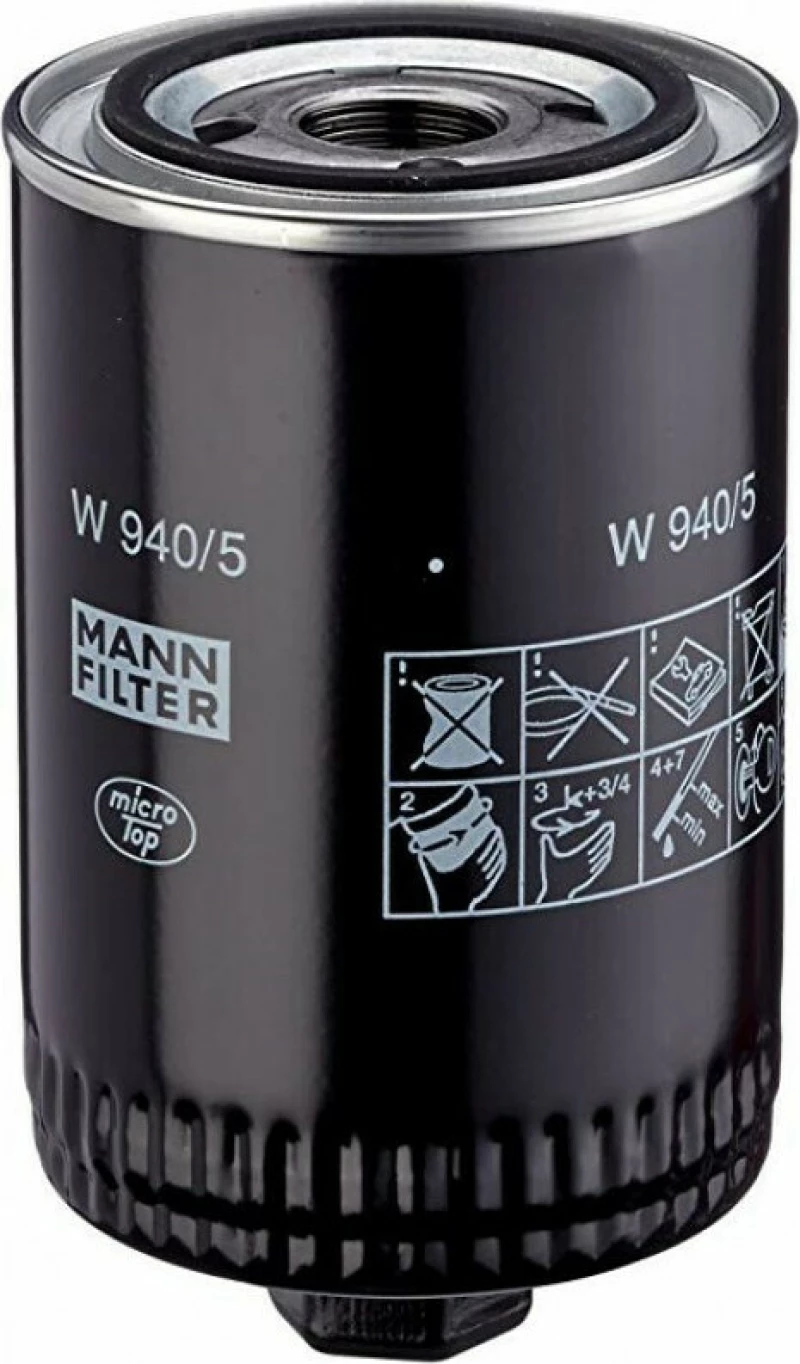 Mann Filter W940/5 Φίλτρο Λαδιού Αυτοκινήτου για Iveco/New Holland
