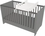 Casababy Σκληρή Αλλαξιέρα Κρεβατιού Smart White