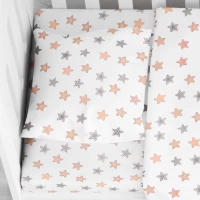 Dimcol Μαξιλαροθήκη Star 103 Grey 35x45cm