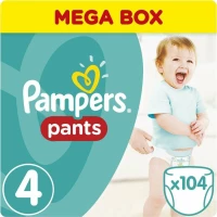 Pampers Pants No 4 (9-14kg) Mega Pack 104τμχ
