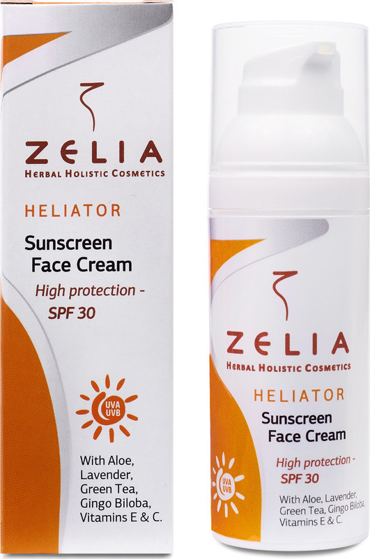 Zelia Sunscreen Face Cream SPF30 50ml