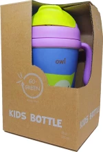 Spacecow Παγούρι Owl Παγουρίνο Μπαμπού 350ml