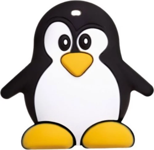 Akuku Μασητικό Σιλικόνης Penguin 3+ μηνών
