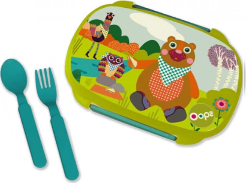 Πλήρες σετ φαγητού Oops Cool Lunch Kit 370ml Forest