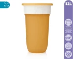 Kiokids Ποτήρι Εκπαιδευτικό 360° 12m+ 300ml Κίτρινο