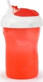 Mam Primamma Ποτηράκι Πορτοκαλί 2 σε 1 με Καλαμάκι 280ml