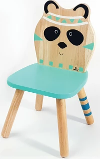 Svoora Παιδική Ξύλινη Καρέκλα Indianimals 'Πάντα' (Μασίφ Rubberwood) (ξύλο καουτσουκόδενδρου) -22002