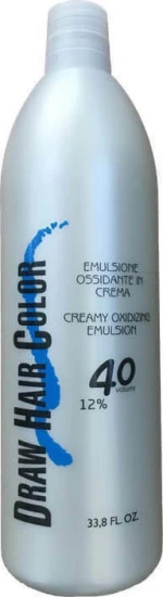 Draw Hair Color Creamy Oxidizing Emulsion 40vol. 1000ml