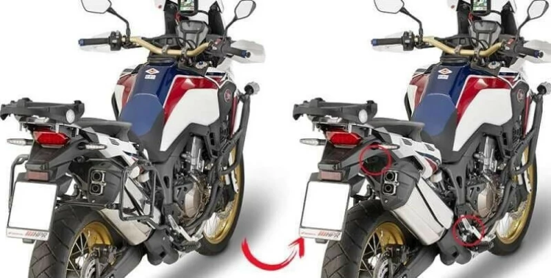 Givi Πλαϊνές Βάσεις για Honda CRF1000L Africa Twin 2016-2017