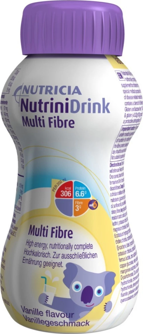 Nutricia Nutrinidrink Multi Fibre Βανίλια 200ml