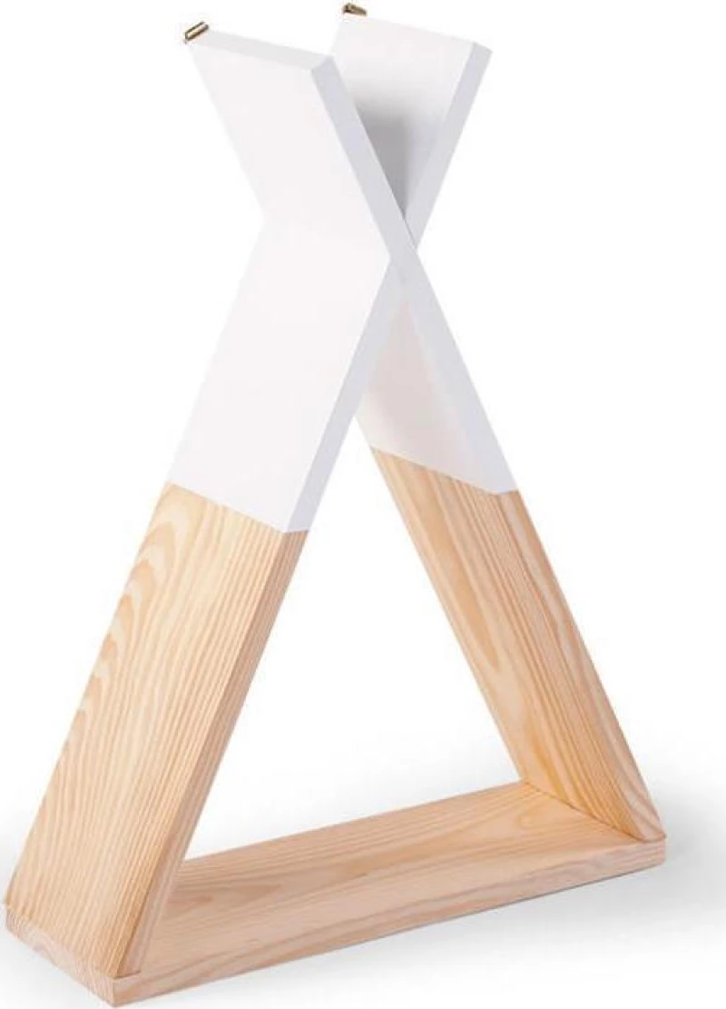 Ξύλινο Ράφι Childhome Tipi Natural White