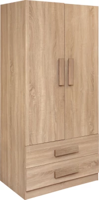 Ντουλάπα Playroom Δίφυλλη Sonoma 80x50x180cm