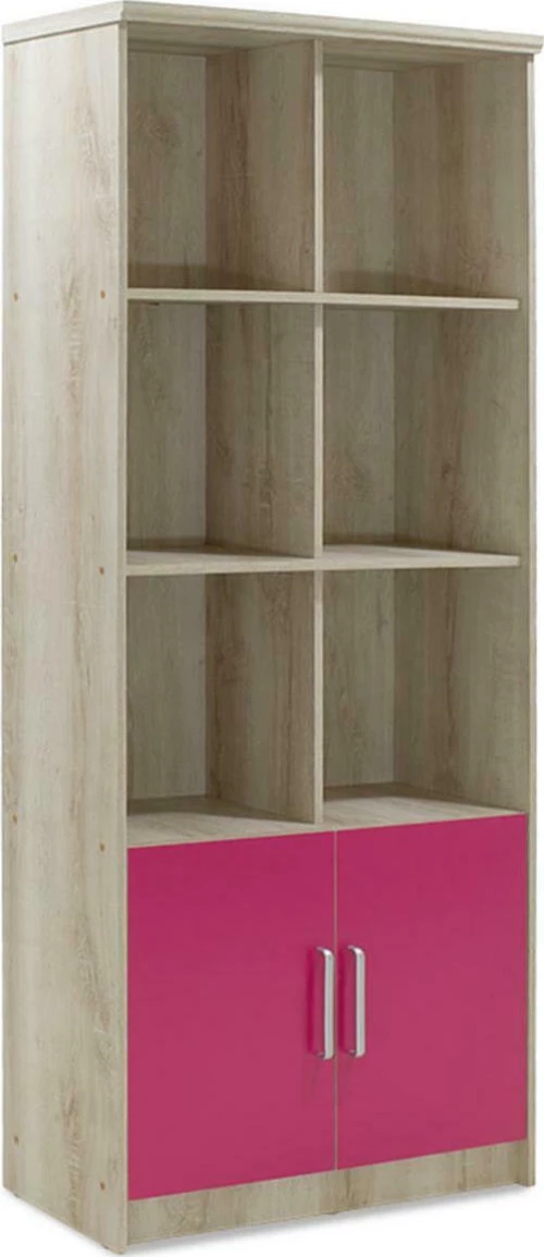Βιβλιοθήκη Looney Castillo-Ροζ 80.5x36,5x183.5cm