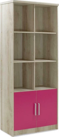 Βιβλιοθήκη Looney Castillo-Ροζ 80.5x36,5x183.5cm