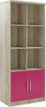 Βιβλιοθήκη Looney Castillo-Ροζ 80.5x36,5x183.5cm