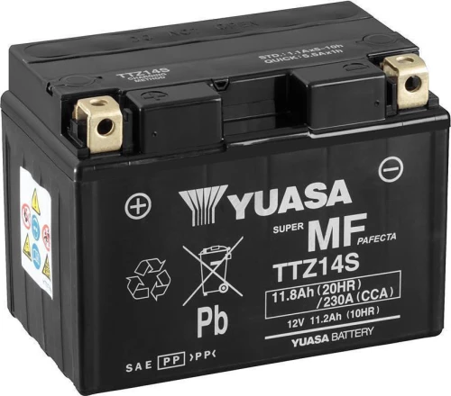 Μπαταρία Yuasa Ttz14S 12V Mf Battery Capacity 20Hr 11.8 (Ah):En1 (Amps): 230Cca