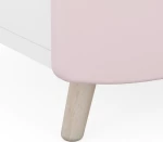 Κομοδίνο Liana Pink 44.4x38.8x33.7cm